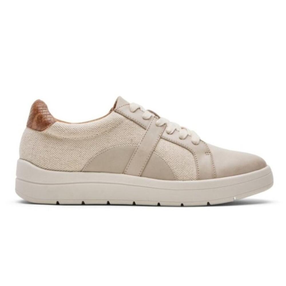 Rockport Truflex Navya Taupe Sneaker Sneakers Size 8.5